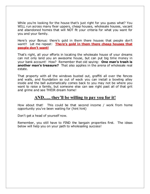 The Wholesale House >> 74ways To Find Houses At Wholesale Prices The Wholesale House >> 74ways To Find Houses At Wholesale Prices