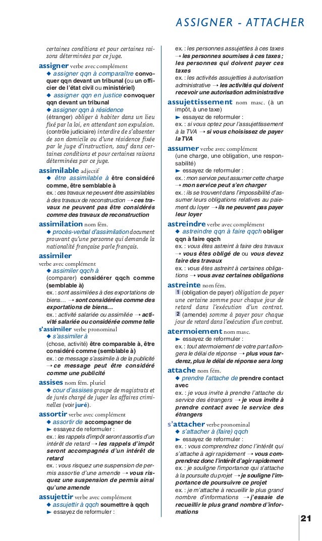Vocabulaire professionnel administratif pdf
