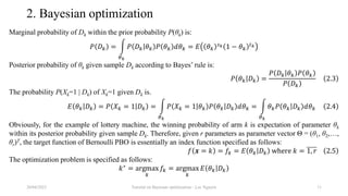 Tutorial on Bayesian optimization | PPTX