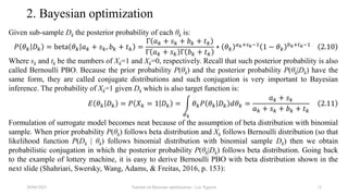 Tutorial on Bayesian optimization | PPTX