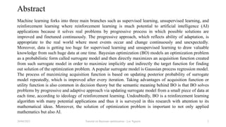 Tutorial on Bayesian optimization | PPTX