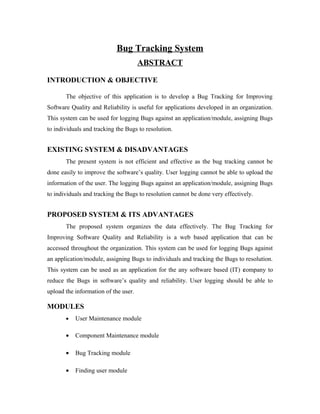 75.bug tracking for improving software quality & reliability | PDF