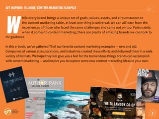 75 [More] Content Marketing Examples | PDF