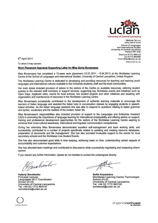 supporting letter UK