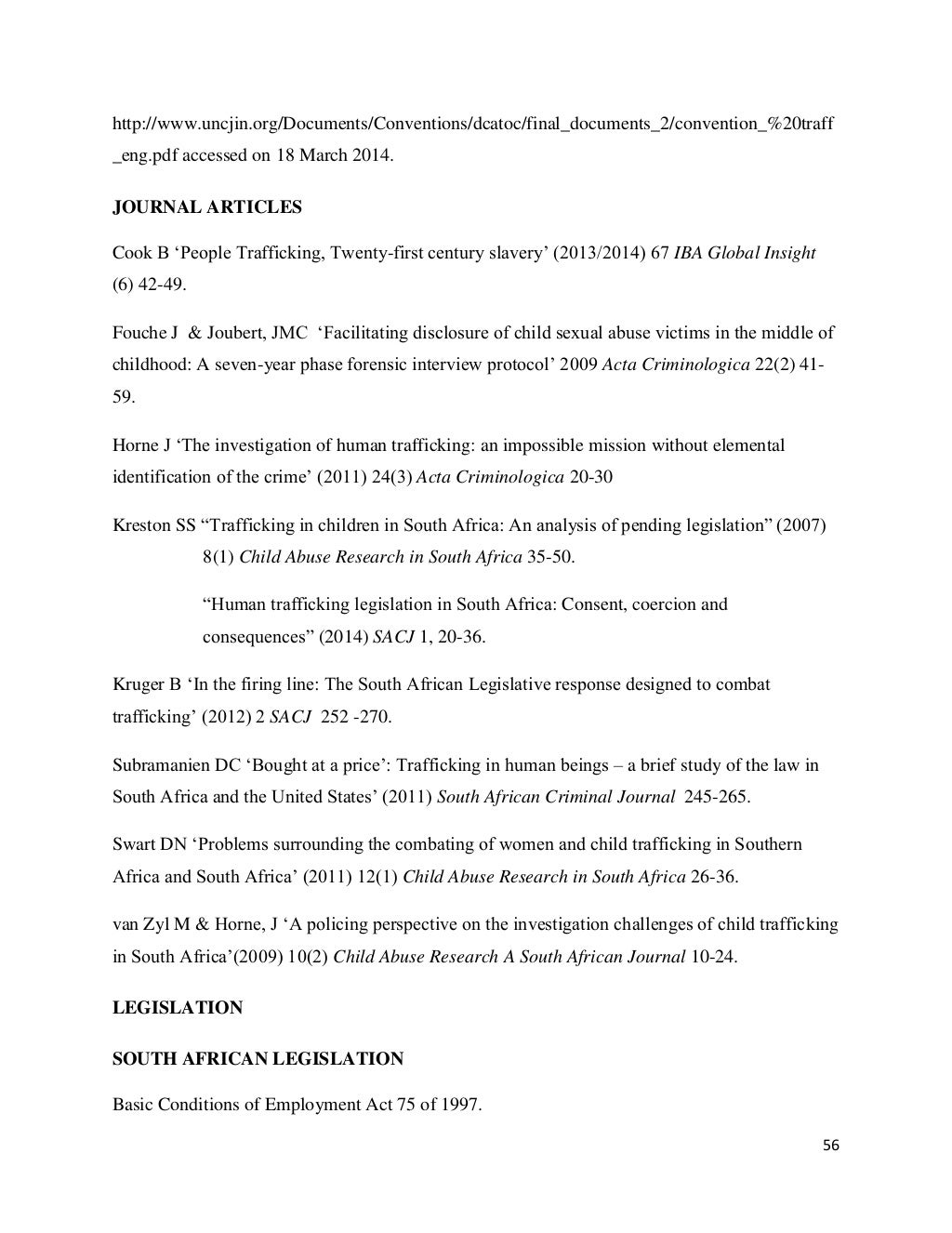 Trafficking dissertation picture