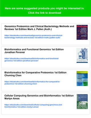 Encyclopedia of Genetics Genomics Proteomics and Bioinformatics 1st ...