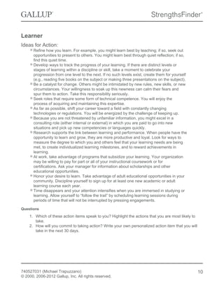 Insight and action planning guide | PDF