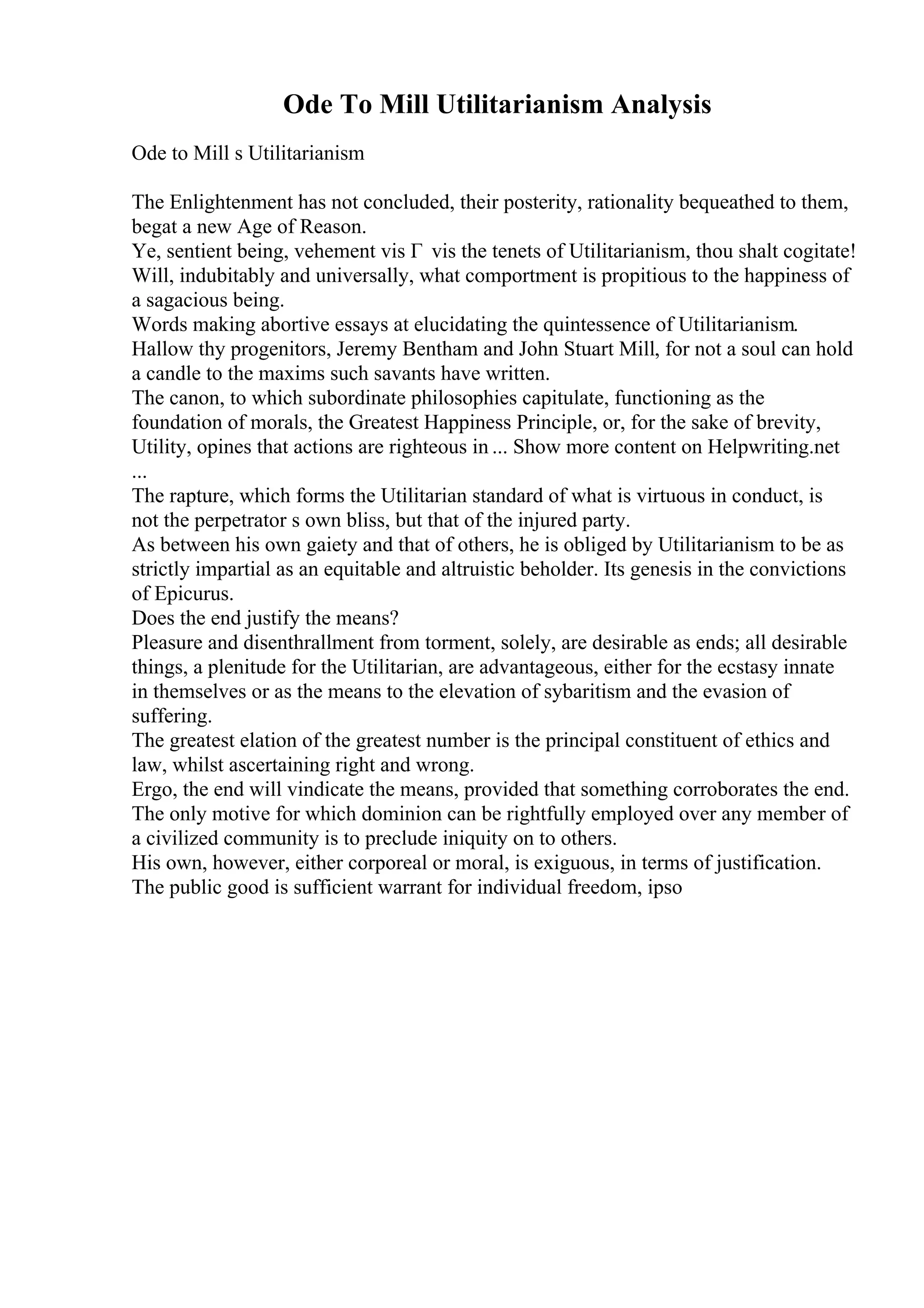 750 Word Essay Example | PDF