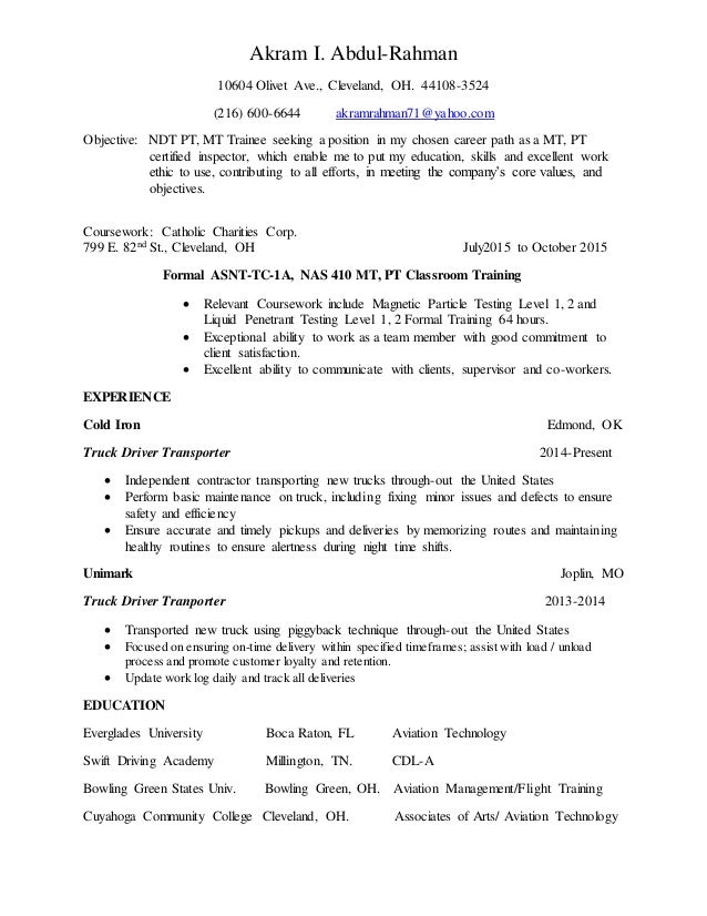 ndt asnt resume akram rahman 1 ndt resume