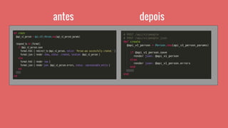 antes depois
 