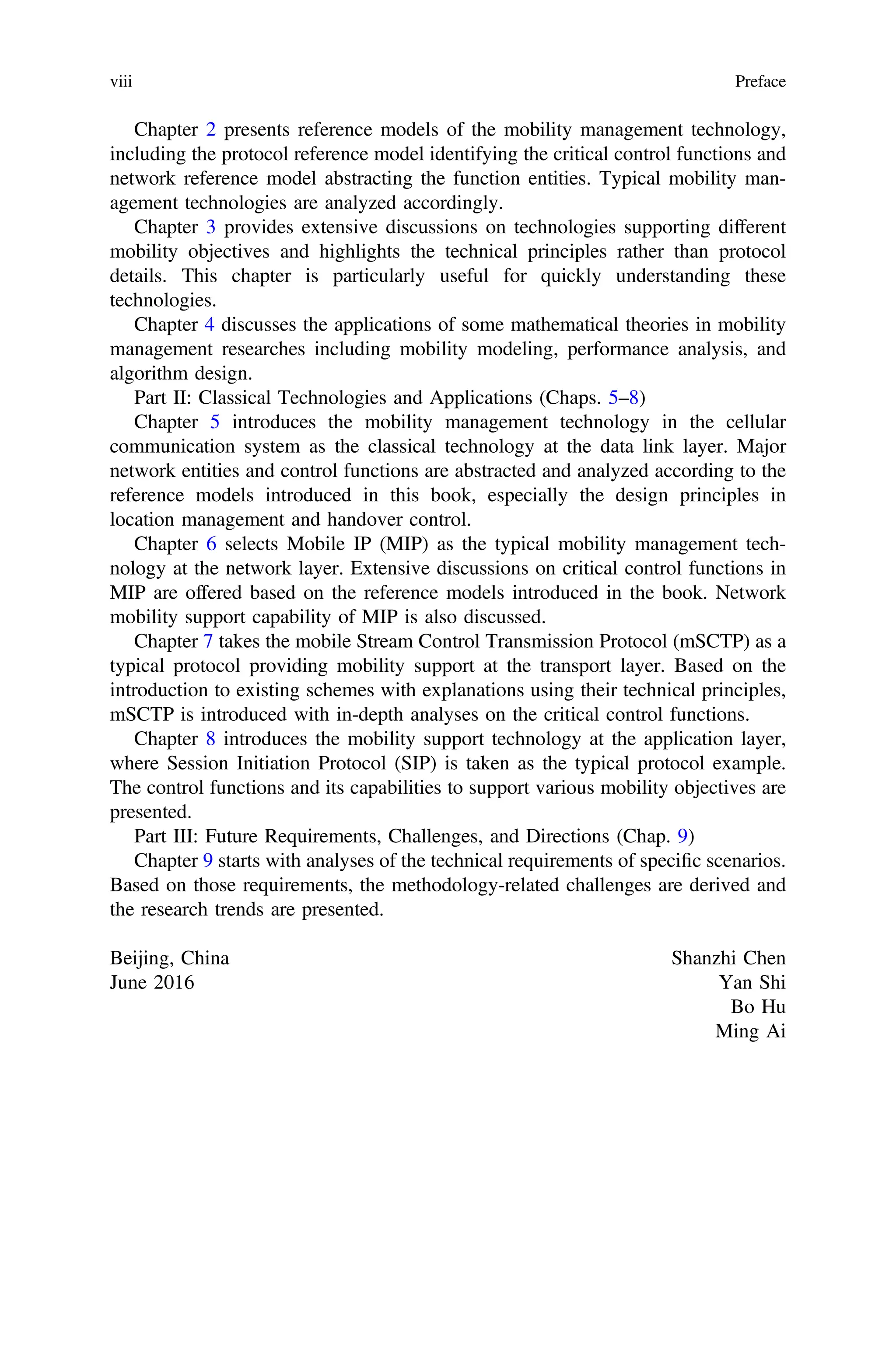 Mobility Management Principle Technology and Applications 1st Edition ...