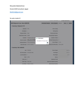 Moustafa Abdulrahman
Oracle SCM Consultant, Egypt
Mo012st@gmail.com
So auto create it!
 