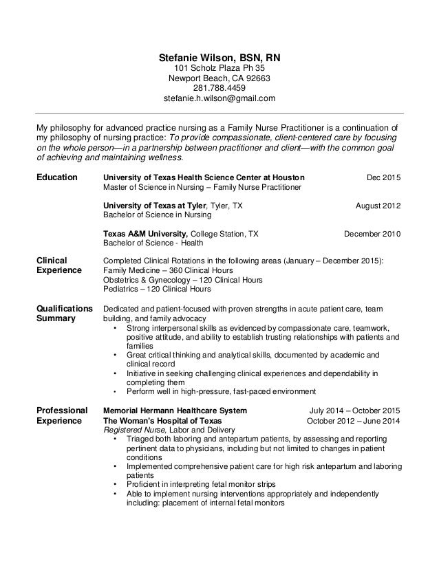 stefanie wilson np resume stefanie wilson bsn rn 101 scholz plaza ph 35 newport beach - Nurse Practitioner Resume stefanie wilson np resume stefanie wilson bsn rn 101 scholz plaza ph 35 newport beach - Nurse Practitioner Resume