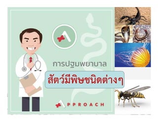 สัตว+มีพิษชนิดตZางๆ
 