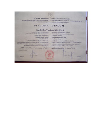 Certificates
