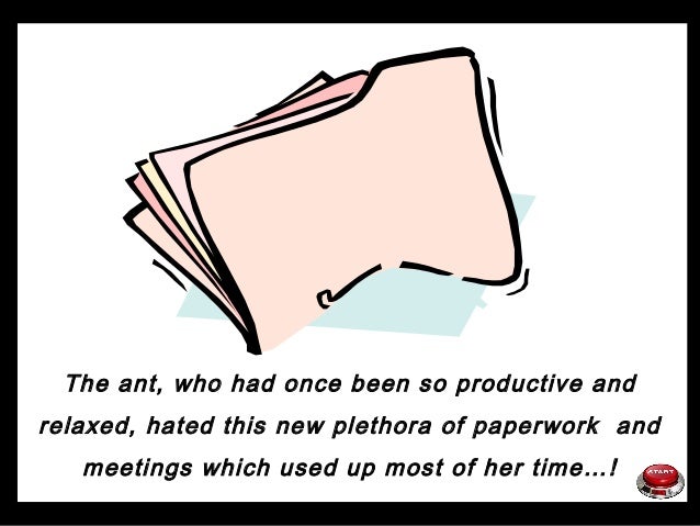 7533 funny powerpoint presentation the ant story working life