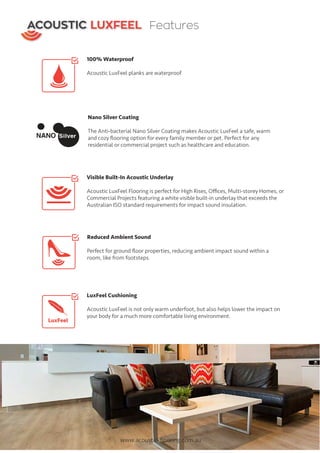 Photo inspiration: Gallery Detail: Acoustic Flooring Luxfeel Brochure Architect