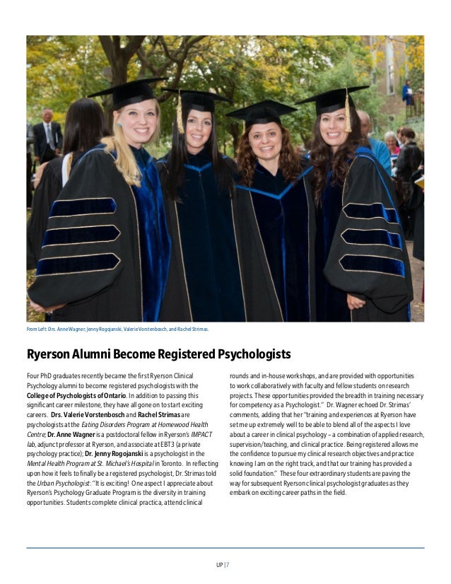 Ryerson psychology undergraduate thesis