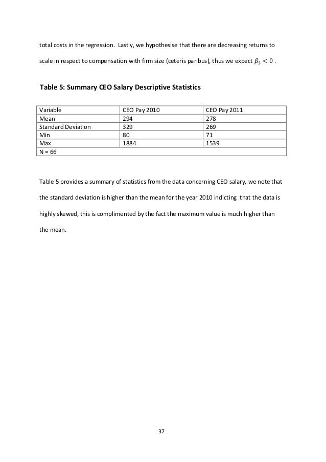 dissertation directors remuneration