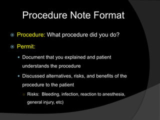 Index Procedure Notes Basic Of writing Notes.ppt