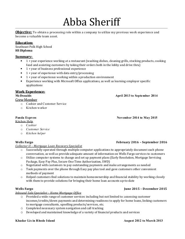 abba sheriff resume sheriff resume
