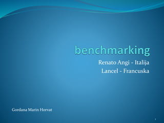 Renato Angi - Italija
Lancel - Francuska
1
Gordana Marin Horvat
 