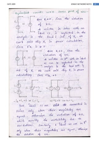 20GATE 2009 JENNA’S NETWORKS NOTES
 