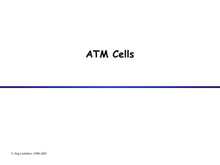 © Jörg Liebeherr, 1998-2003
ATM Cells
 