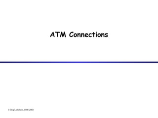 © Jörg Liebeherr, 1998-2003
ATM Connections
 