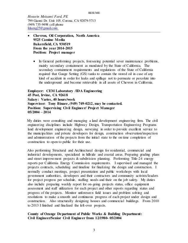 Resume Jan 23-2017 - Land Development Engineer Resume Jan 23-2017 - Land Development Engineer