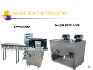 46
ENVASADORA
INGENIERIA DEL PROYECTO
TANQUE MEZCLADOR
 