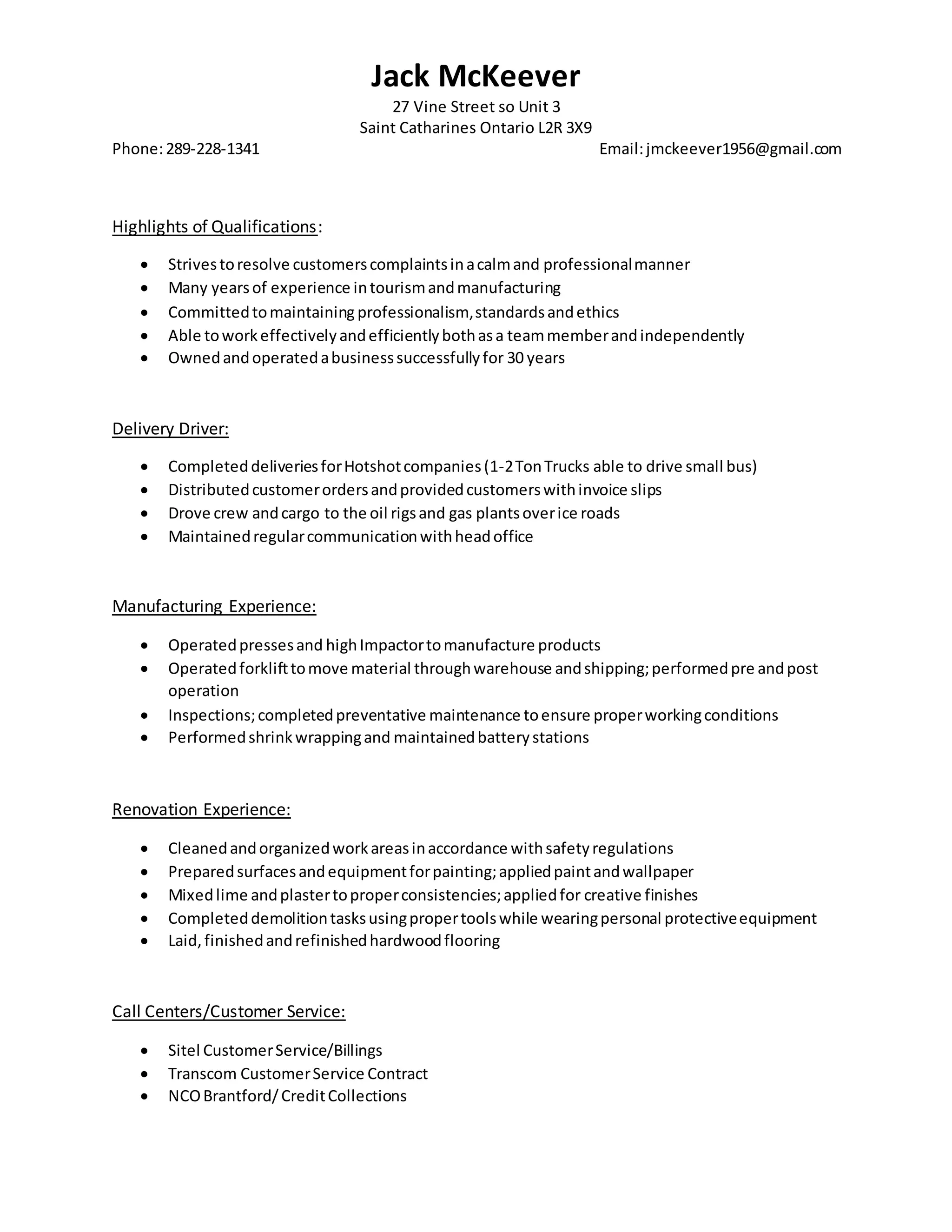 Jacks Resume PDF - Jacks Resume 1 2048 