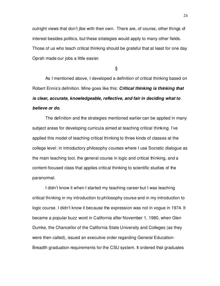 Critical thinking understanding natural selection answers