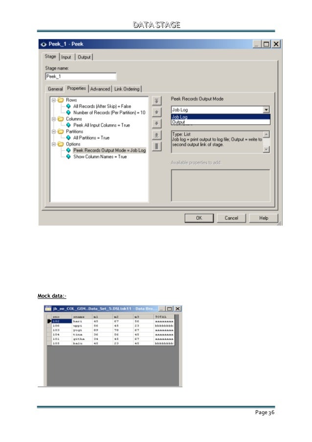 Complex Flat File Stage Datastage Example Programs