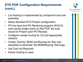 ETO and 'POF' Quest Webinar | PDF