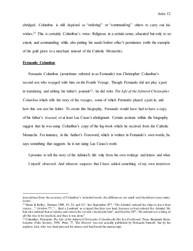 final research essay columbuss voice christopher columbus essay