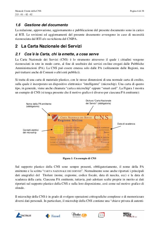 Manuale Utente Della Cns