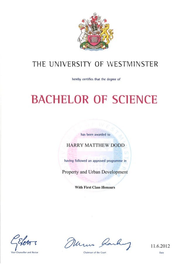 Harry Dodd BSc Certificate harry-dodd-bsc-certificate
