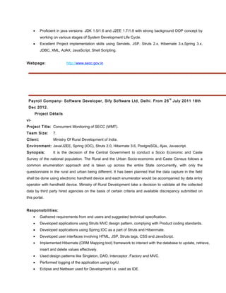 PRAVIN_RESUME-7.5+_YR_EXP-JAVA_J2EE | PDF