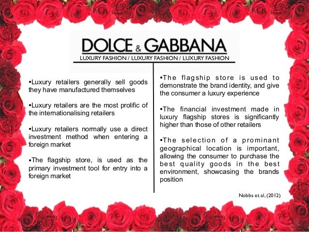 dolce and gabbana mission statement