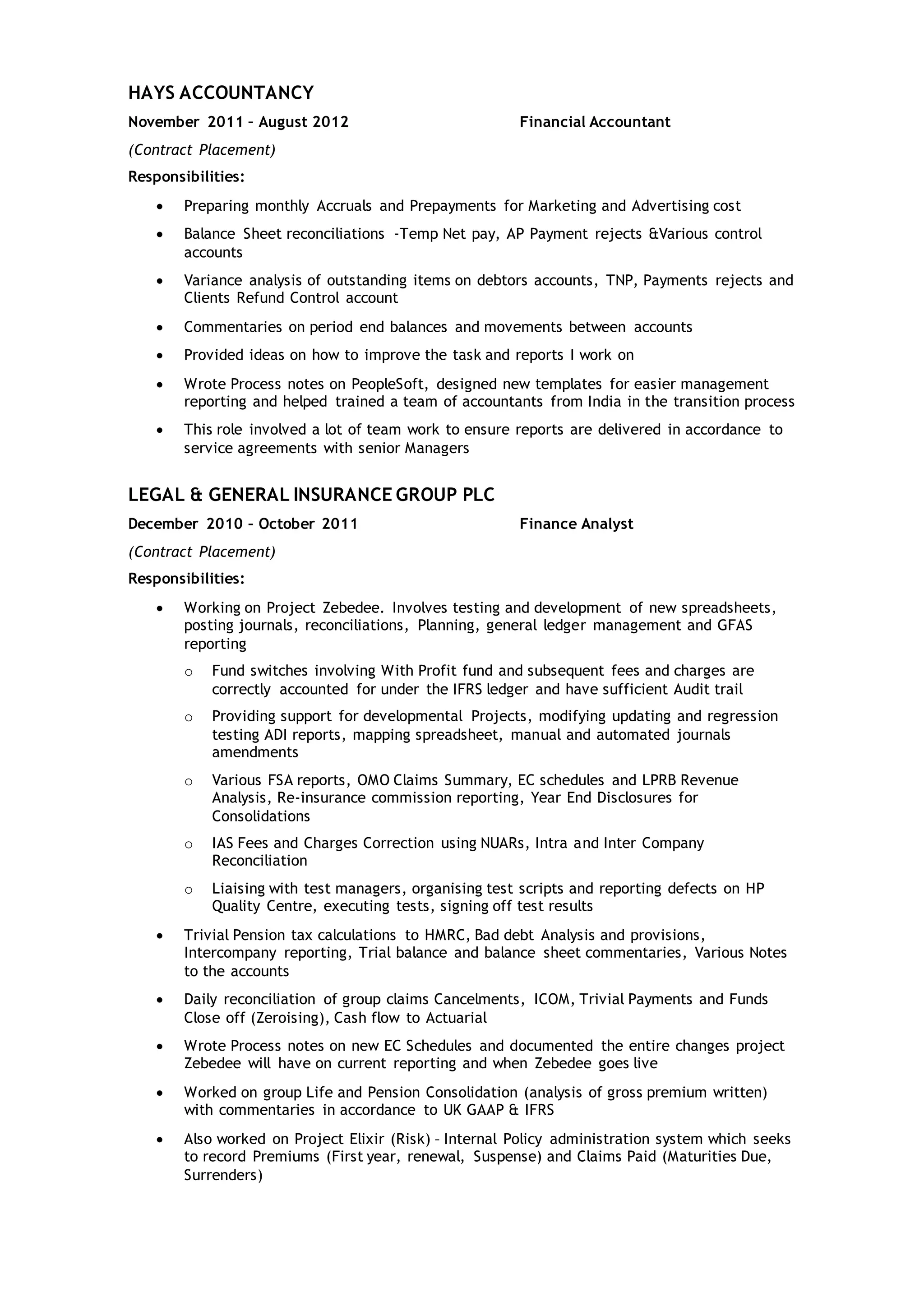 Bismark Sarbah cv Updated new | DOCX | Business Accounting & Finance ...