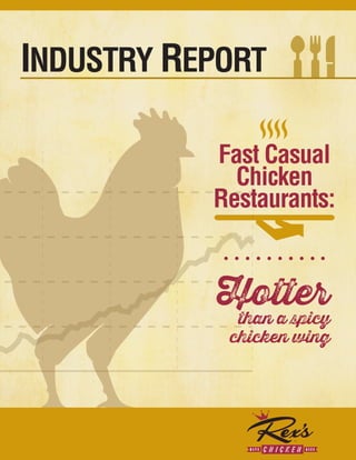 INDUSTRY REPORT
Fast Casual
Chicken
Restaurants:
 