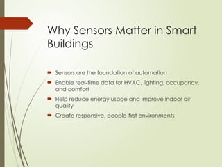 Enhance Building Efficiency with Smart Sensors from 75F | PPTX