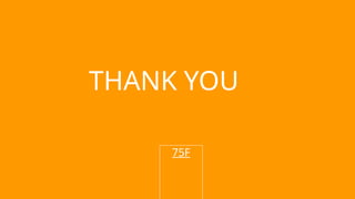 THANK YOU
75F
 
