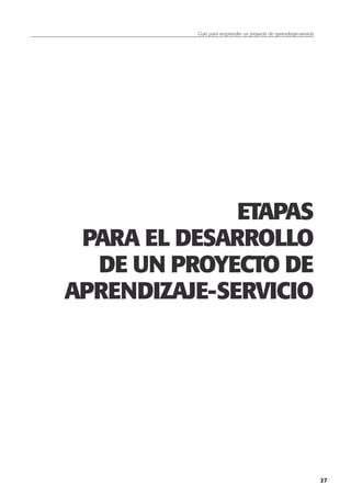 Guía para emprender un Proyecto de Aprendizaje Servicio | PDF