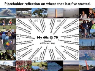 Placeholder reflection on where that last five started.
 