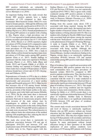 Prevalence and Risk Factors of Bacterial Urinary Tract Infection among ...