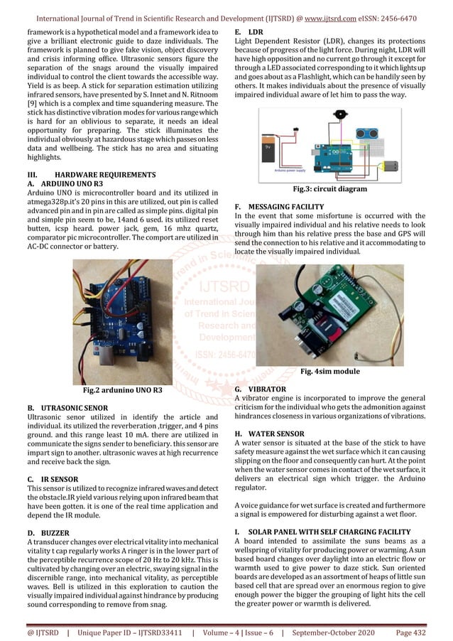 Smart Blind Stick using Arduino | PDF