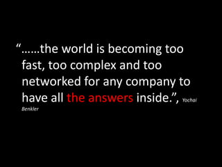 “Het communiceren via sociale netwerken is nu de vier na belangrijkste online activiteit. Nog voor het gebruik van e-mail”, Nielsen, Global Faces: Networked Places, 2009