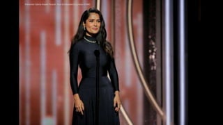 Presenter Salma Hayek Pinault. Paul Drinkwater/Courtesy of NBC
 